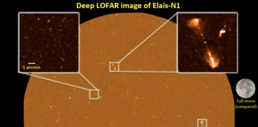 Las imgenes ms profundas de LOFAR captan miles de galaxias en el universo distante