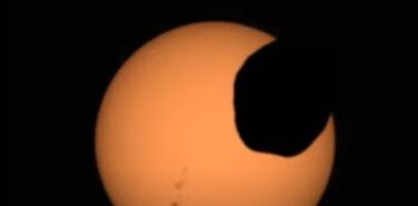 Espectaculares imgenes de un eclipse solar en Marte