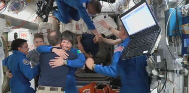 Samantha Cristoforetti y el resto de la Crew4 llegan a la Estacin Espacial Internacional