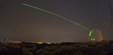 25 aos de la estacin para comunicaciones lser de la ESA situada en el Teide