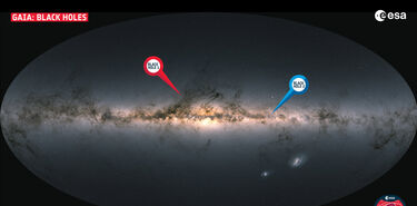 Gaia descubre una nueva familia de agujeros negros 