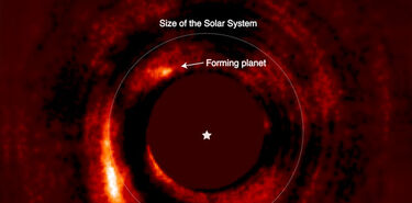 Tercer planeta en formacin en el sistema HD 169142 