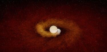 Pillados in fraganti Los astrnomos detectan una estrella devorando un planeta