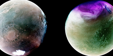 La misin MAVEN sorprende con imgenes ultravioletas del planeta rojo 