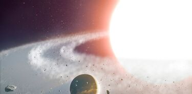 Descubrimiento imposible Un planeta orbita alrededor de una gigante roja  