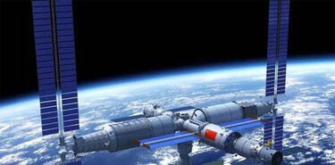 Carrera espacial China duplica el tamao de su Estacin Espacial Tiangong