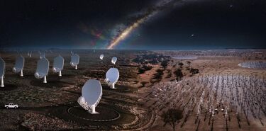 El Observatorio SKA estudiar el nacimiento de las primeras estrellas 