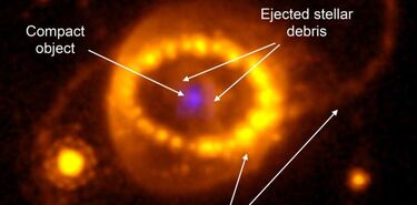 Sorpresa cientfica Descubren restos de una estrella de neutrones en la supernova 1987A