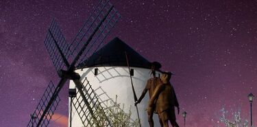Mancha JcarCentro el lugar donde Don Quijote mirara las estrellas