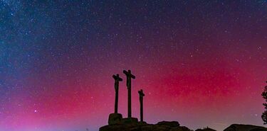 Las Mejores Imgenes de las Auroras Boreales en Espaa en Enero de 2025
