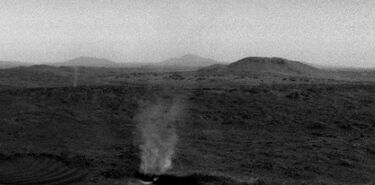 Cuando los demonios se devoran El rover Perseverance capta un fenmeno marciano singular