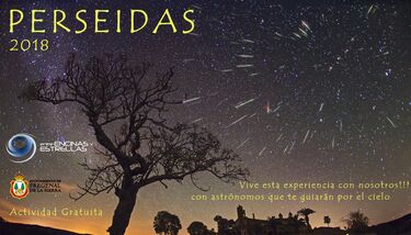 Perseidas en Extremadura 2018