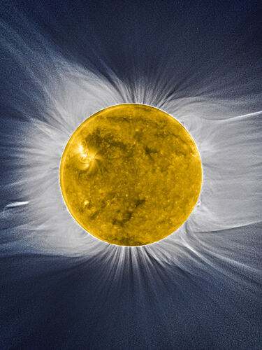 eclipse solar corona _ ESA