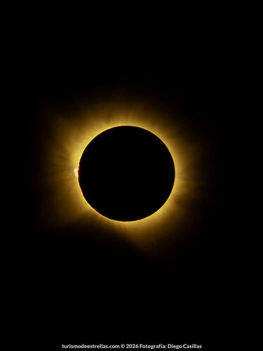 Eclipse total de sol 12 de agosto Diego