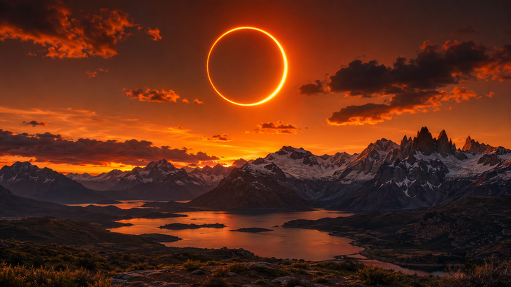 eclipse anular febrero patagonia