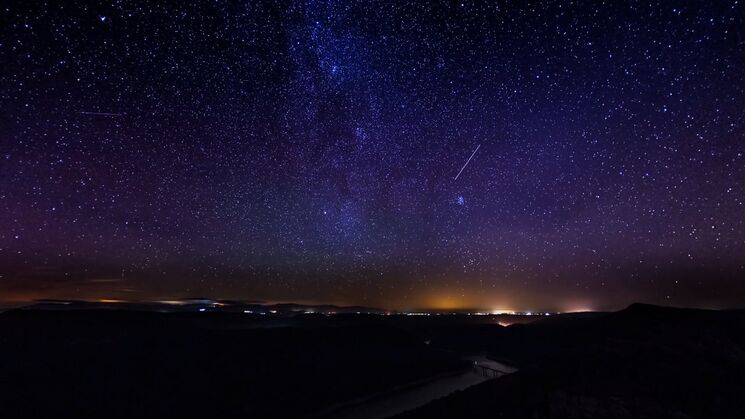 Cielo nocturno desde Monfrage