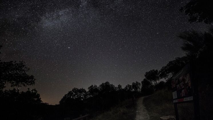 senderos nocturnos extremadura