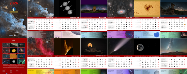 Ya disponible el Astrocalendario 2026 de FAAE