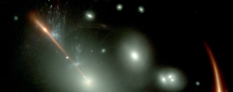 Webb descubre un agujero negro gigante oculto en una galaxia aparentemente tranquila