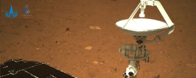 El rover de China manda sus primeros selfies desde Marte