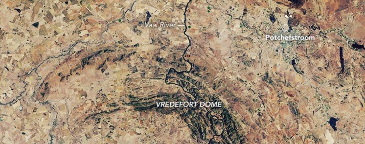 Una cicatriz colosal Vredefort el mayor crter del mundo y su origen
