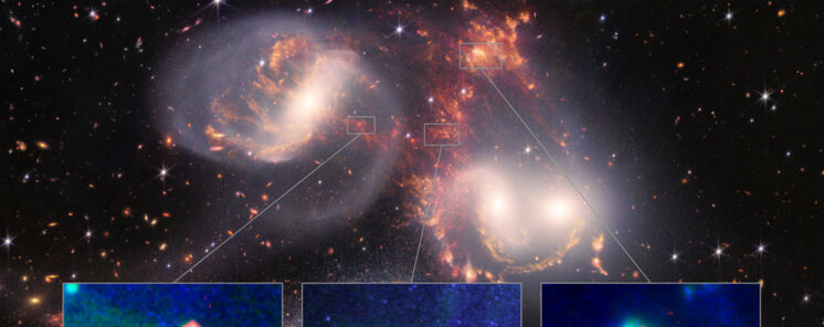 Kaboom Webb y ALMA captan un estampido snico mayor que la Va Lctea