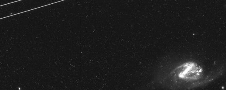 Los satlites fotobombarderos inutilizan las imgenes de Hubble