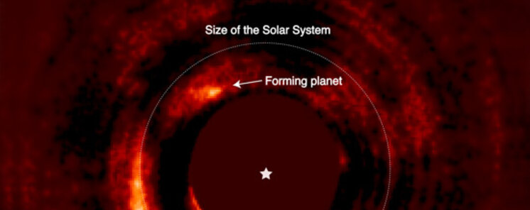 Tercer planeta en formacin en el sistema HD 169142 