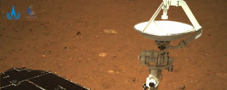 El rover Zhurong detecta misteriosos polgonos bajo la superficie de Marte 