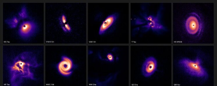 Very Large Telescope captura unas vistas nicas de la formacin de planetas 