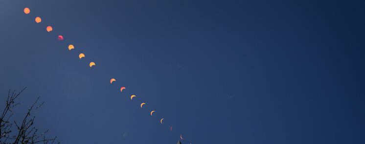 Las imgenes ms sorprendentes del eclipse total del sol en redes sociales