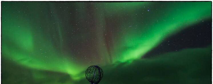 Auroras boreales desde Cabo Norte un espectculo nico en el fin de Europa