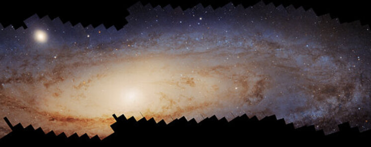 Hubble desvela la historia oculta de la galaxia de Andrmeda