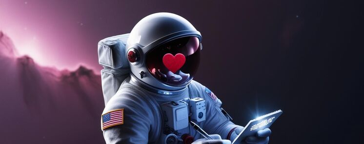 Cartas de amor desde el espacio Mensajes romnticos enviados ms all de la Tierra