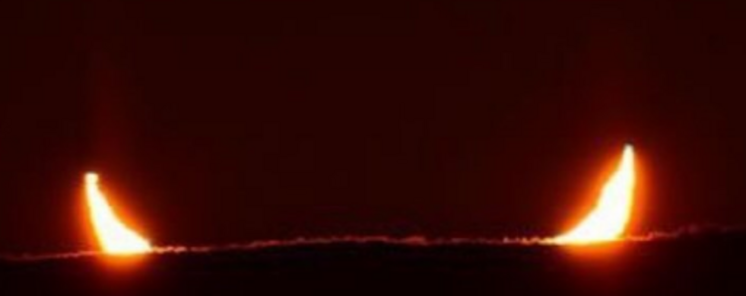 Las imgenes ms impactantes del Eclipse Parcial de Sol compartidas en redes