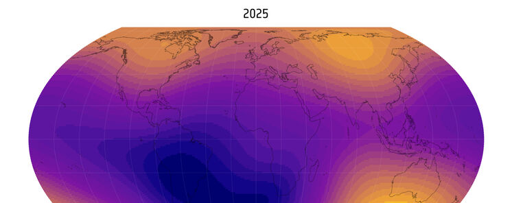 Una misteriosa debilidad en el campo magntico terrestre intriga a la comunidad cientfica