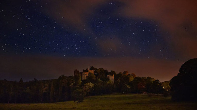 La pacfica noche estrellada de Exmoor