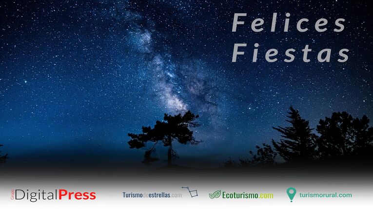 Desde Turismodeestrellascom os deseamos FELICES FIESTAS Y UN 2022 ESTELAR