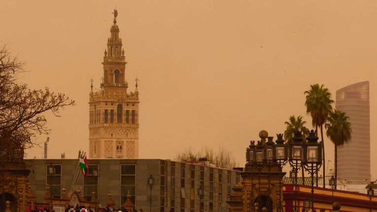 La calima llena Espaa de imgenes de Marte