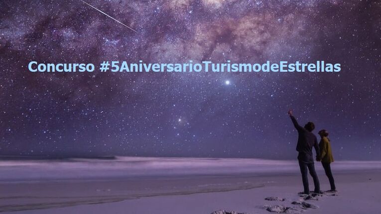 Gana un viaje de astroturismo con el 5 Aniversario de Turismodeestrellascom