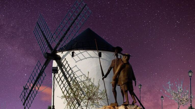 Mancha JcarCentro el lugar donde Don Quijote mirara las estrellas