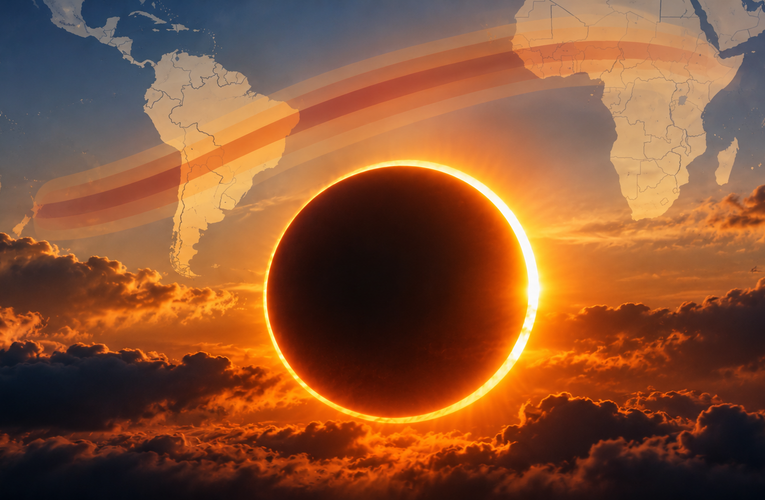 Eclipse solar del 6 de febrero de 2027 dnde ver el anillo de fuego y cunto durar