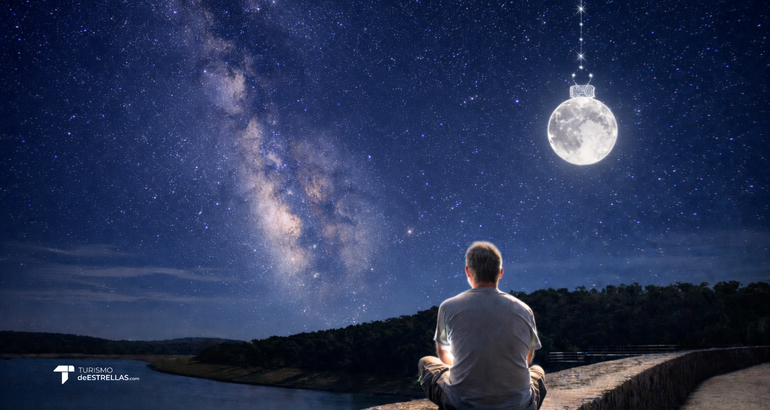 Navidad bajo las estrellas balance de un ao mirando al cielo