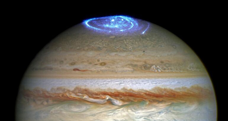Las auroras de Jpiter brillan cientos de veces ms que las de la Tierra