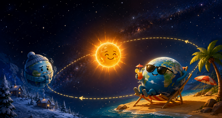 Afelio Hoy la Tierra est ms lejos del Sol y sin embargo es verano