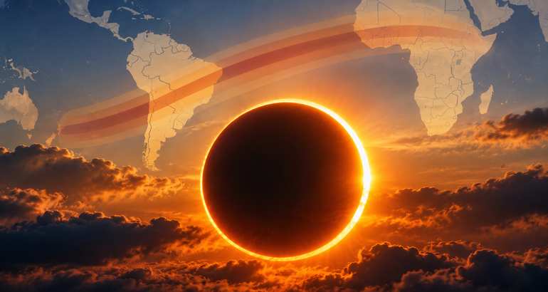 Eclipse solar del 6 de febrero de 2027 dnde ver el anillo de fuego y cunto durar
