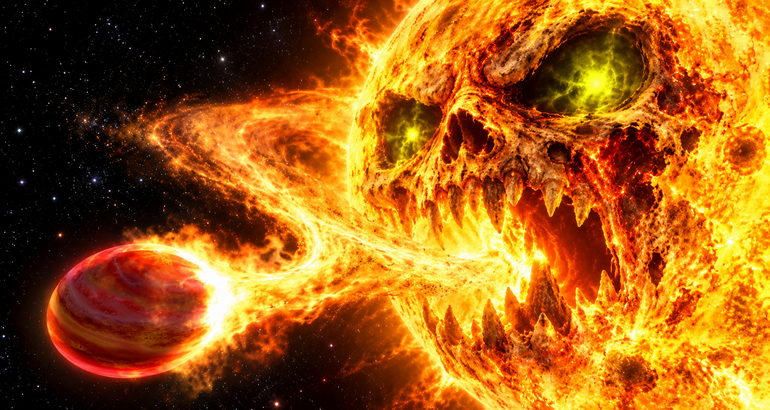 Planetas zombi y estrellas que devoran mundos un Halloween fuera de la Tierra