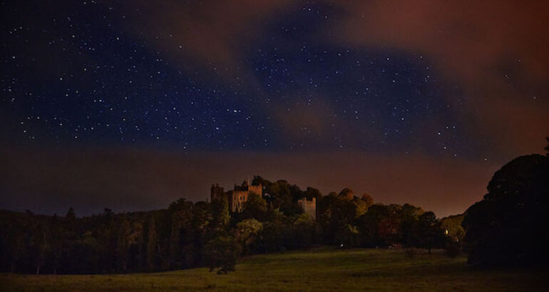 La pacfica noche estrellada de Exmoor