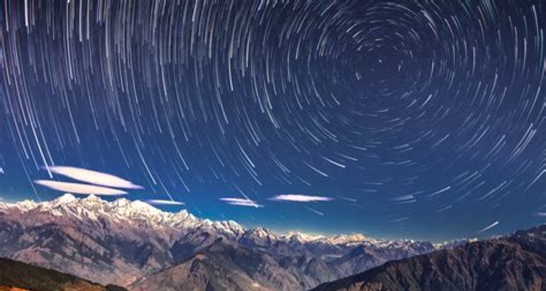 Sagarmatha las estrellas sobre el Everest
