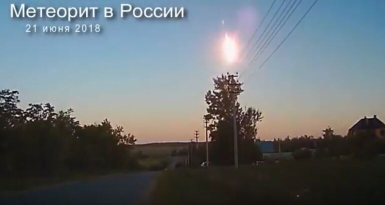 El meteorito que explot sobre Rusia 